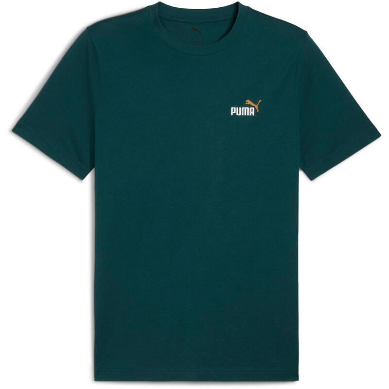 Tricou barbati Puma Ess 2 Color Small No. 1 Logo Tee, Verde