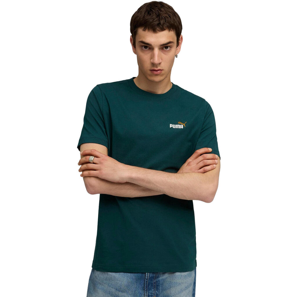 Тениска Puma Ess 2 Color Small No. 1 Logo Tee, Зелен, Мъже