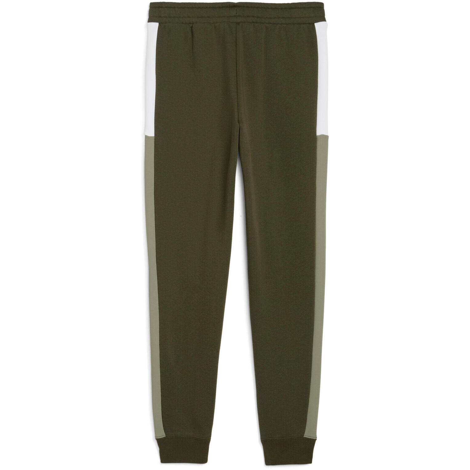 Pantaloni Puma Ess Block Sweatpants, Verde, Bambini 2/2