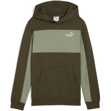 Capot Puma Ess Block Small Logo Hoodie, Vert, Enfants