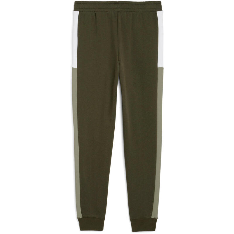 Pantaloni copii Puma Ess Block Sweatpants, Verde