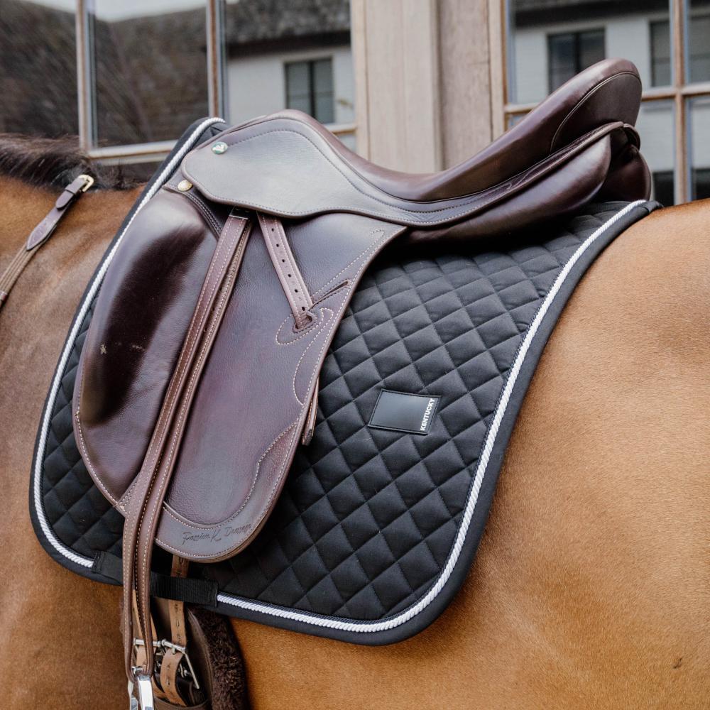 Tapis diamond rope dressage noir 2/2