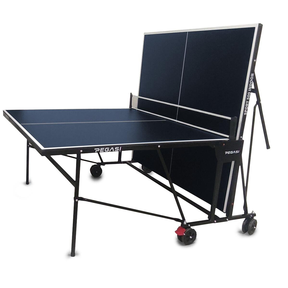 Table de tennis de table pegasi 500 bleu intérieur 2/6