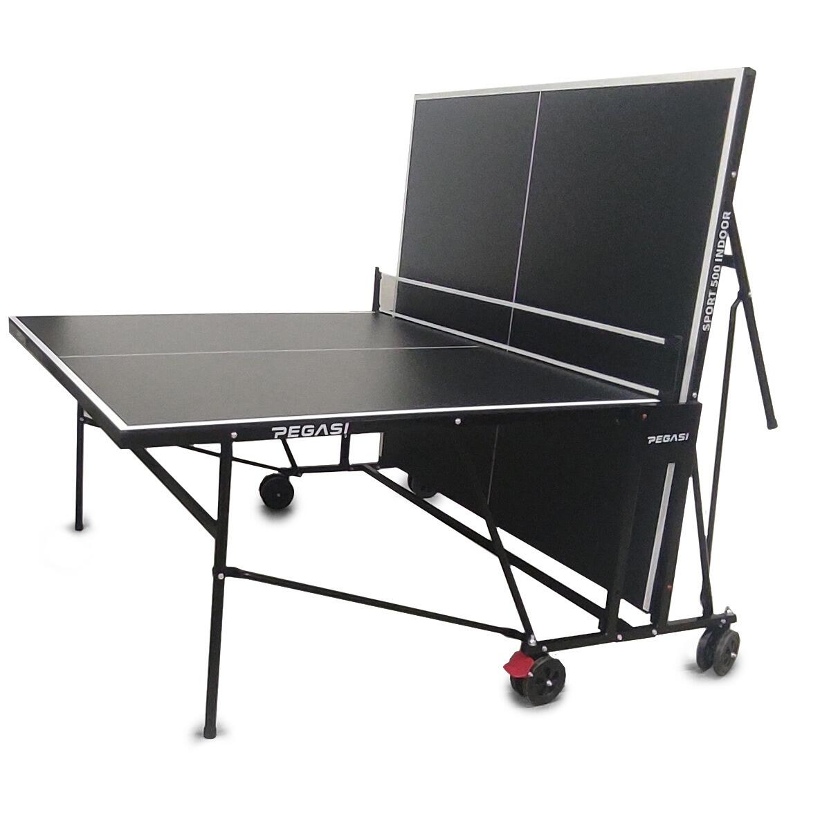Table de tennis de table pegasi 500 noire intérieure 2/6