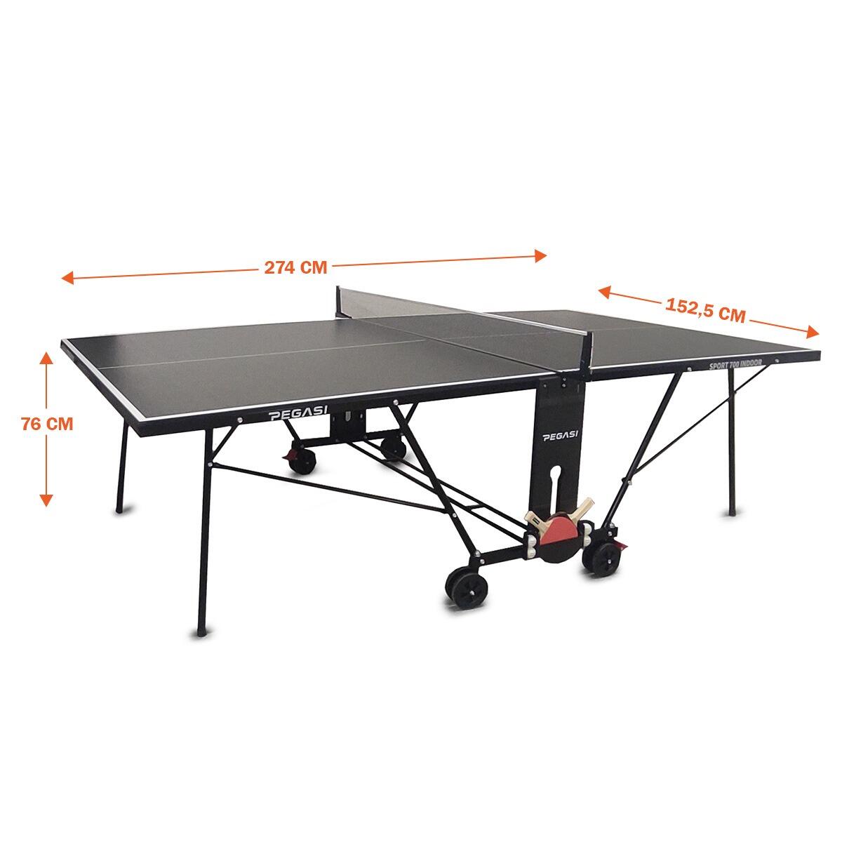 Tafeltennistafel Pegasi 700 Indoor Black 4/6