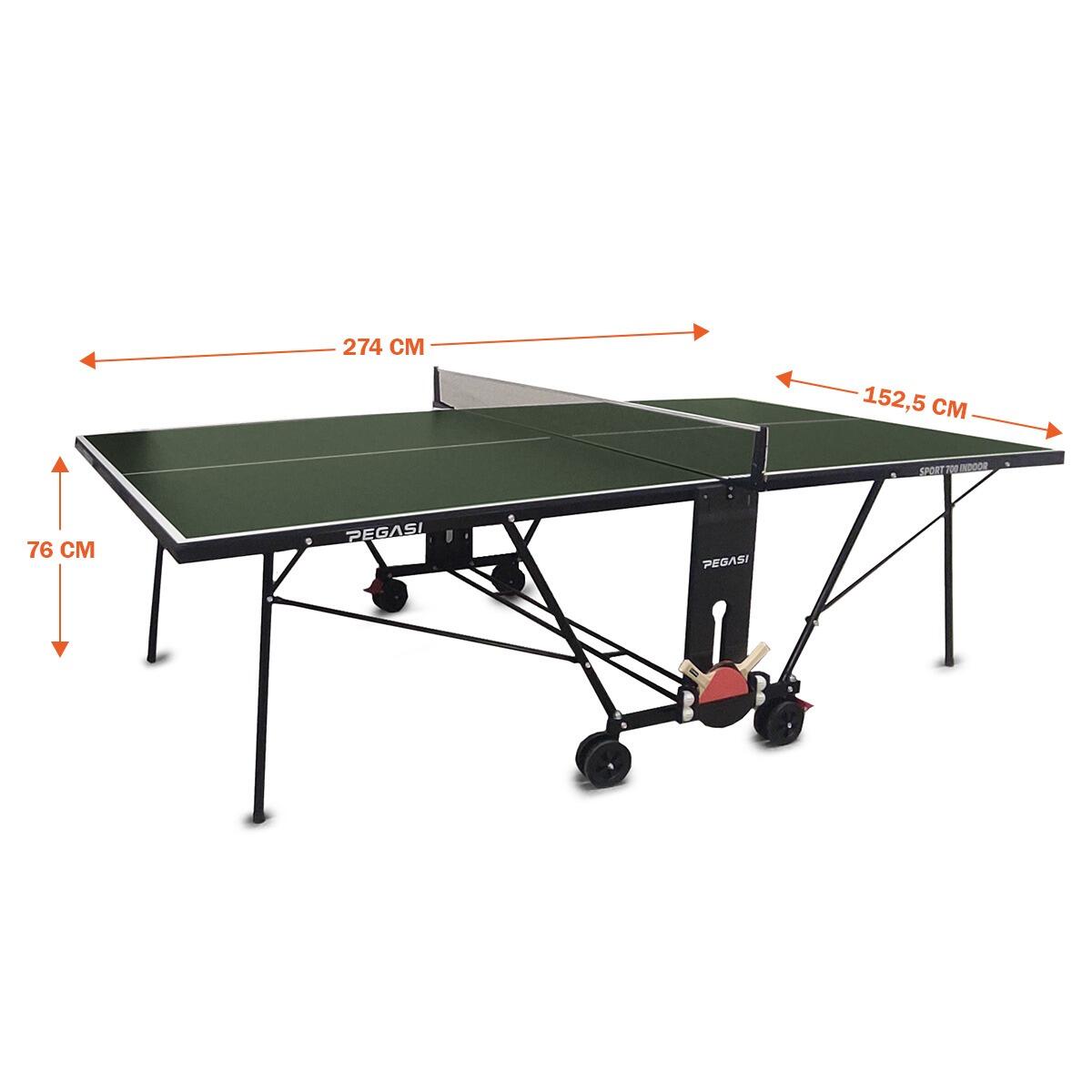 Tafeltennistafel Pegasi 700 Indoor Green 4/6
