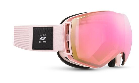 Masque de ski et de snowboard enfant et adulte - Rose Clair LIGHTYEAR REACTIV