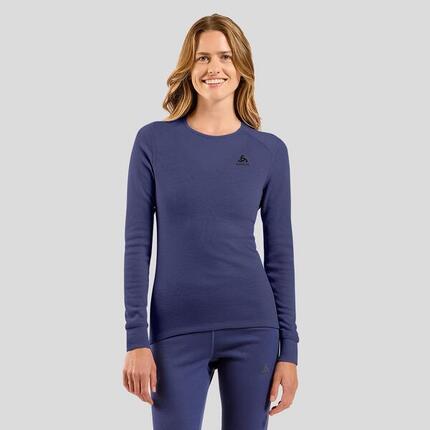 Odlo Active Warm Eco Langarmtrikot Grau Damen