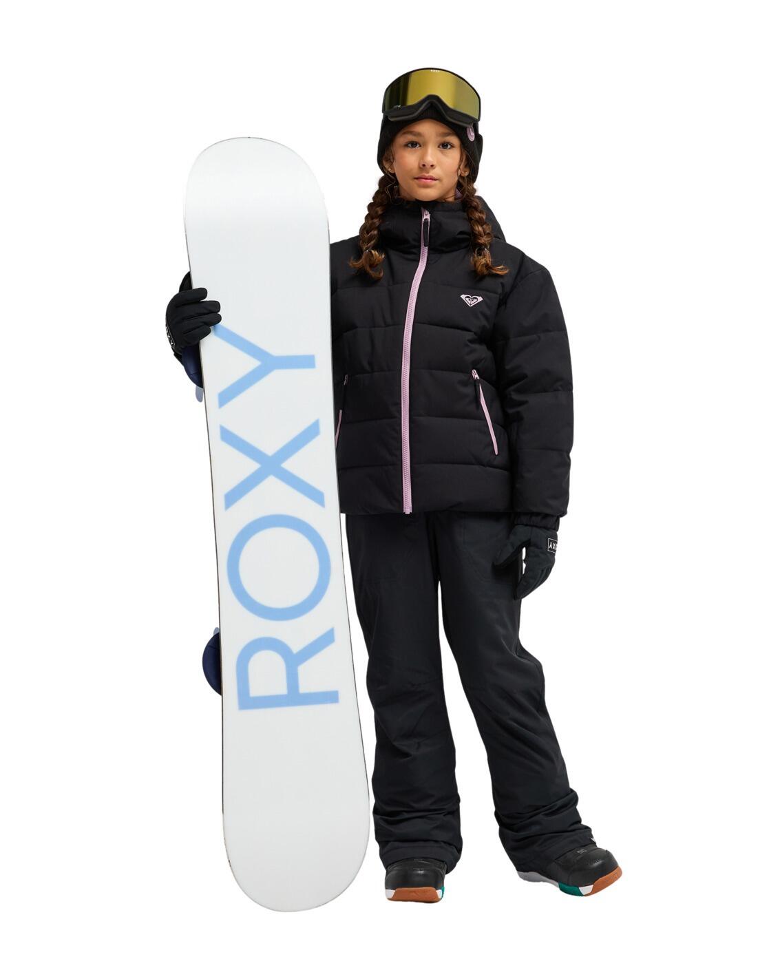 Veste de snow technique SNOWYHILL PUFFY Noir Fille 4/4