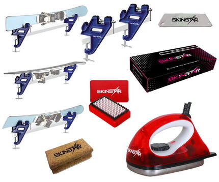 Kit fartage ski Smart étau cire universelle brosse liège fer 6-pièces
