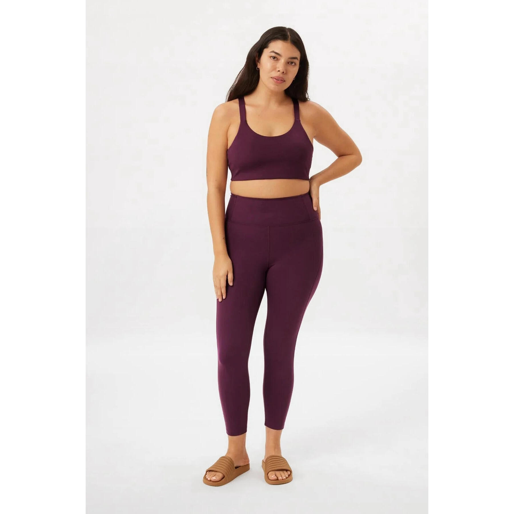 Legging taille haute compressif femme Girlfriend Collective 2/3