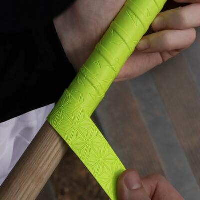 Poignée De Batte SUPACAZ AirShox 2mm – Jaune Fluo, Neuve