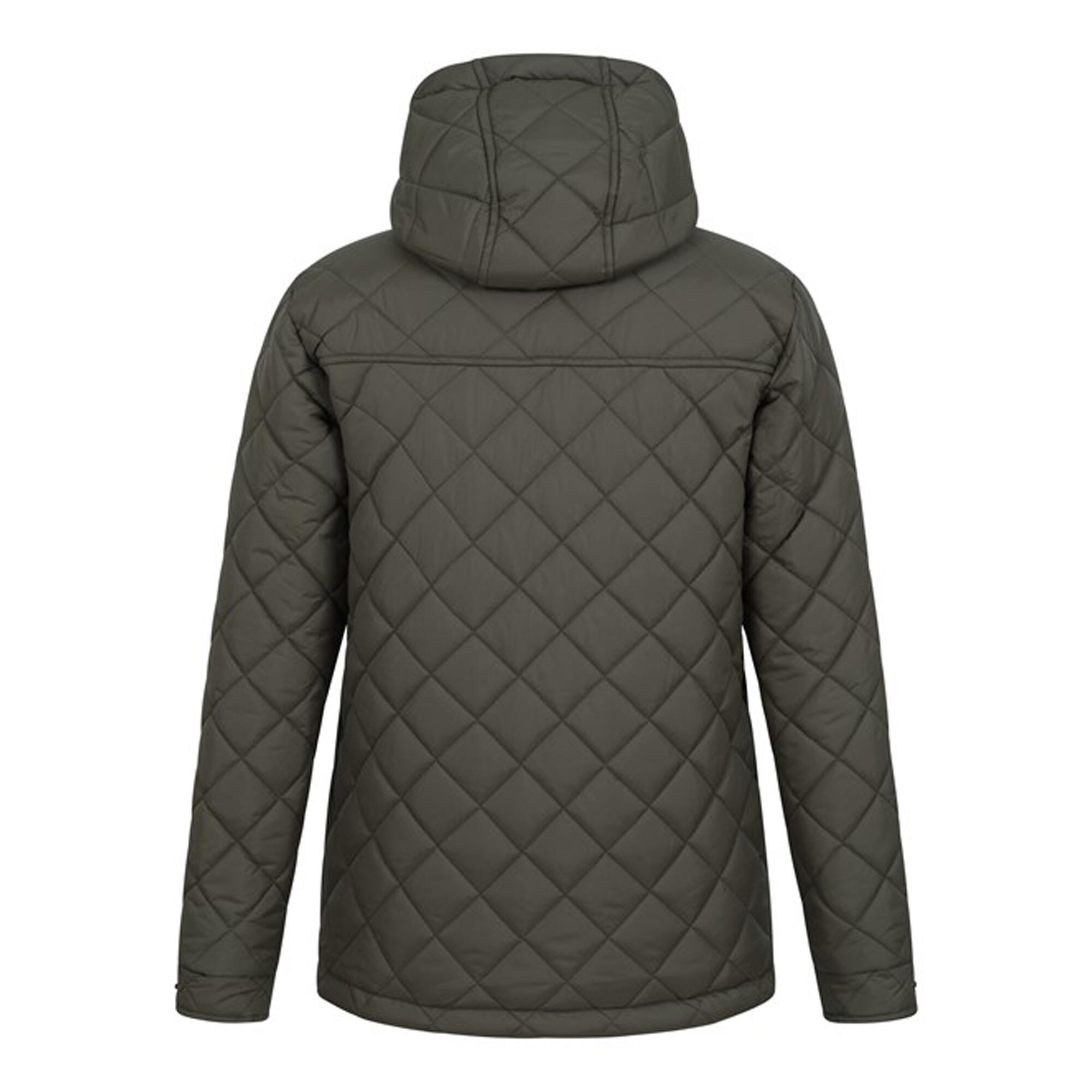 Womens/Ladies Nebraskan Borg 3 in 1 Padded Jacket (Khaki Green) 2/4