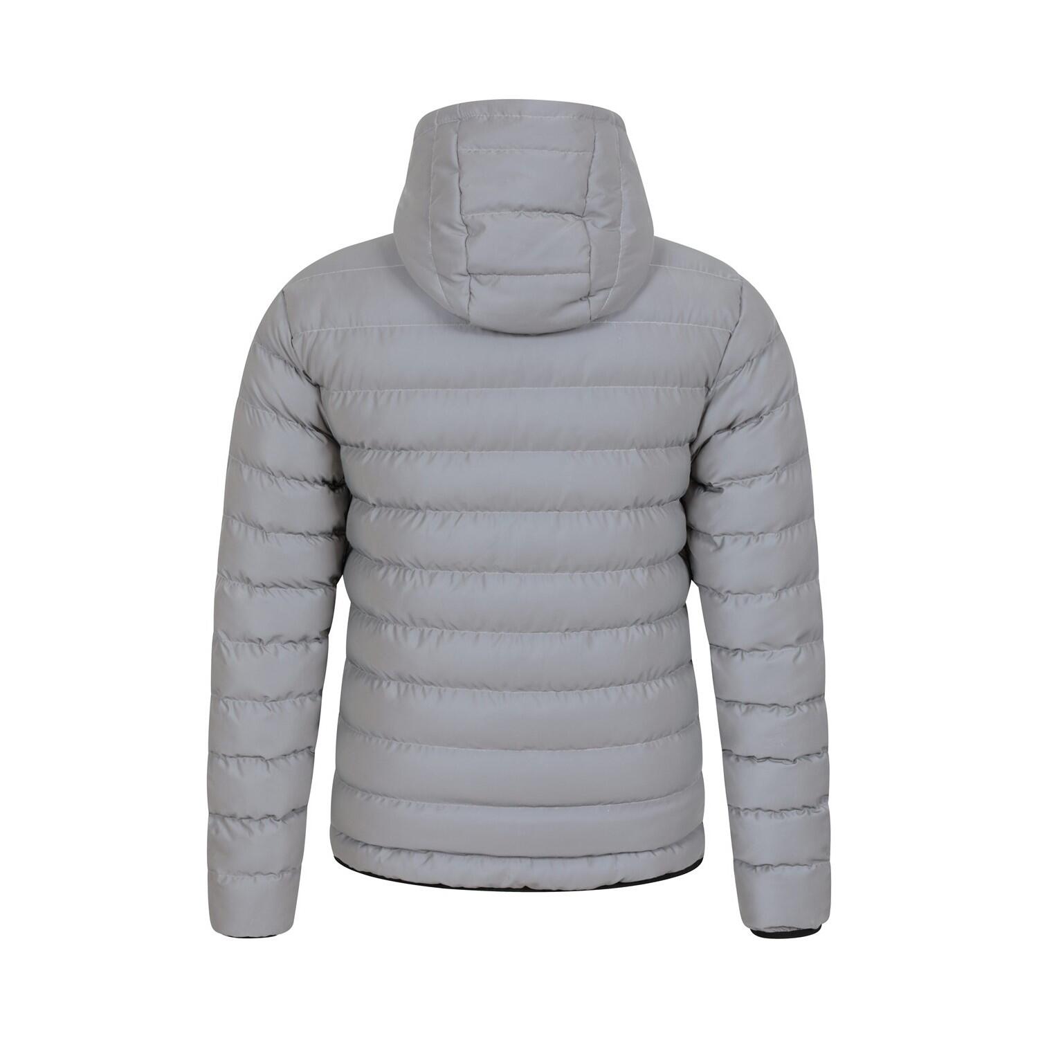 Steppjacke Reflektierend für Herren Silber 2/4