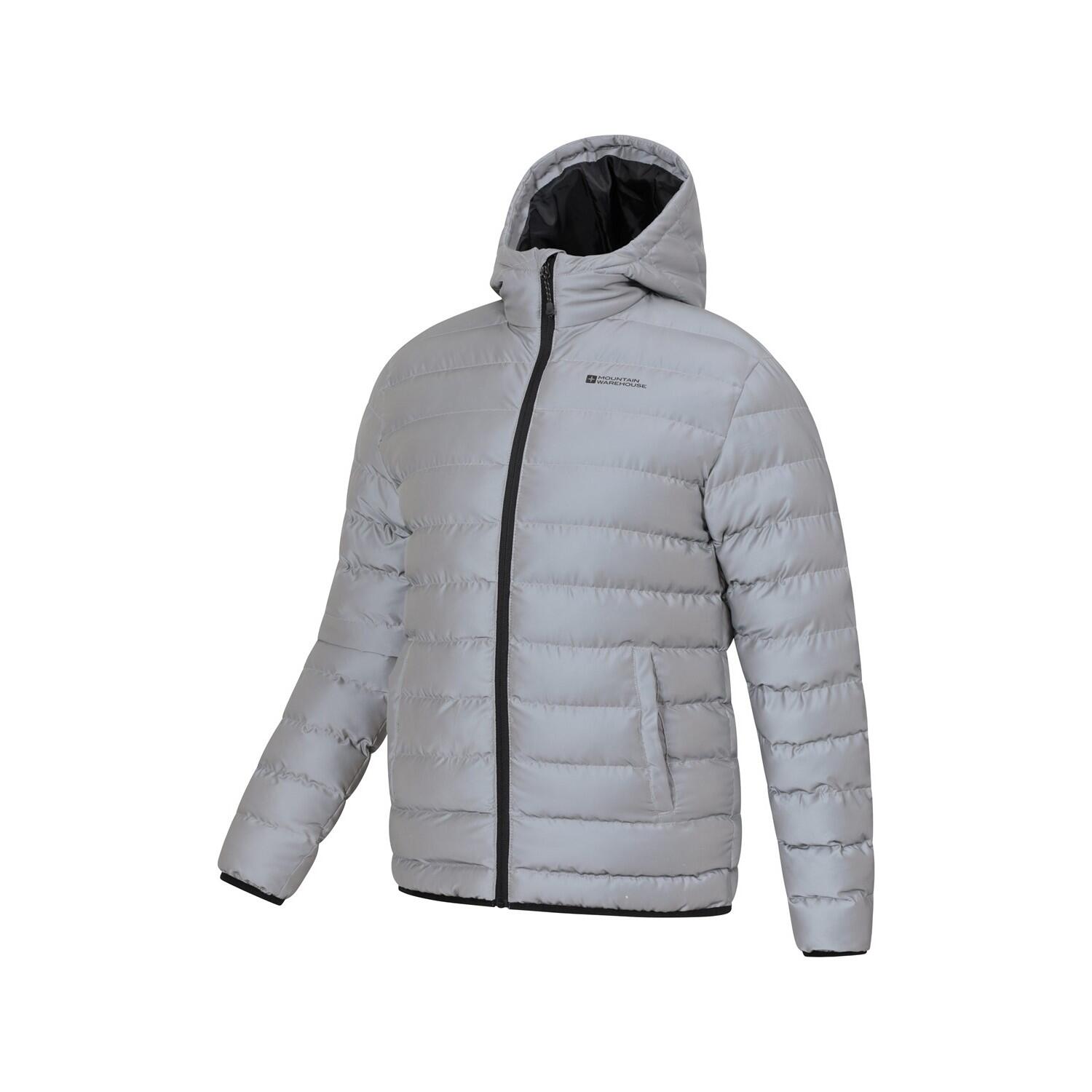 Steppjacke Reflektierend für Herren Silber 4/4