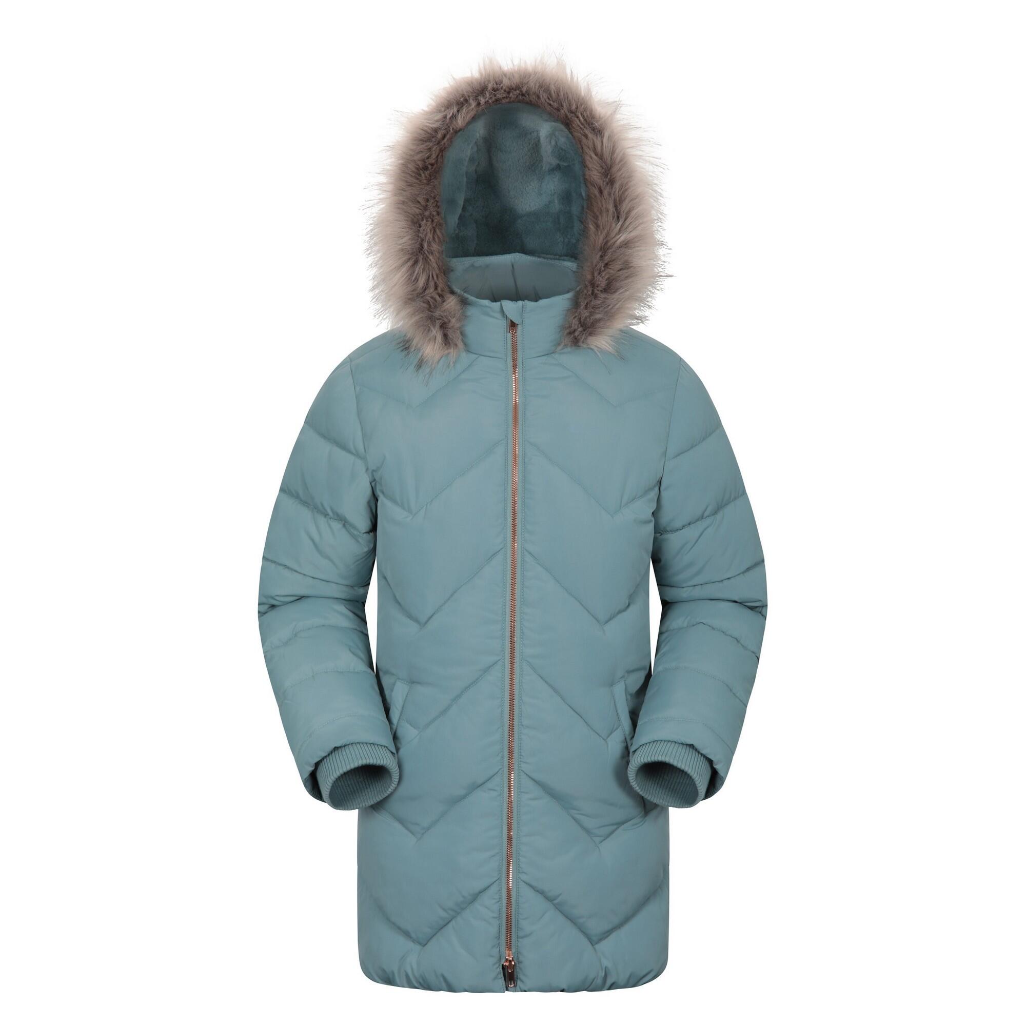 MOUNTAIN WAREHOUSE Childrens/Kids Galaxy Water Resistant Padded Jacket (Teal)