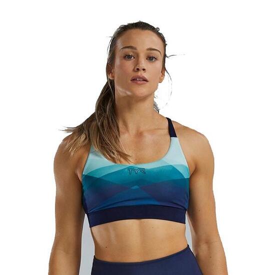 TOP SPORTIVO BASE KINETIC DUAL STRAP FGCBFO3A BLU