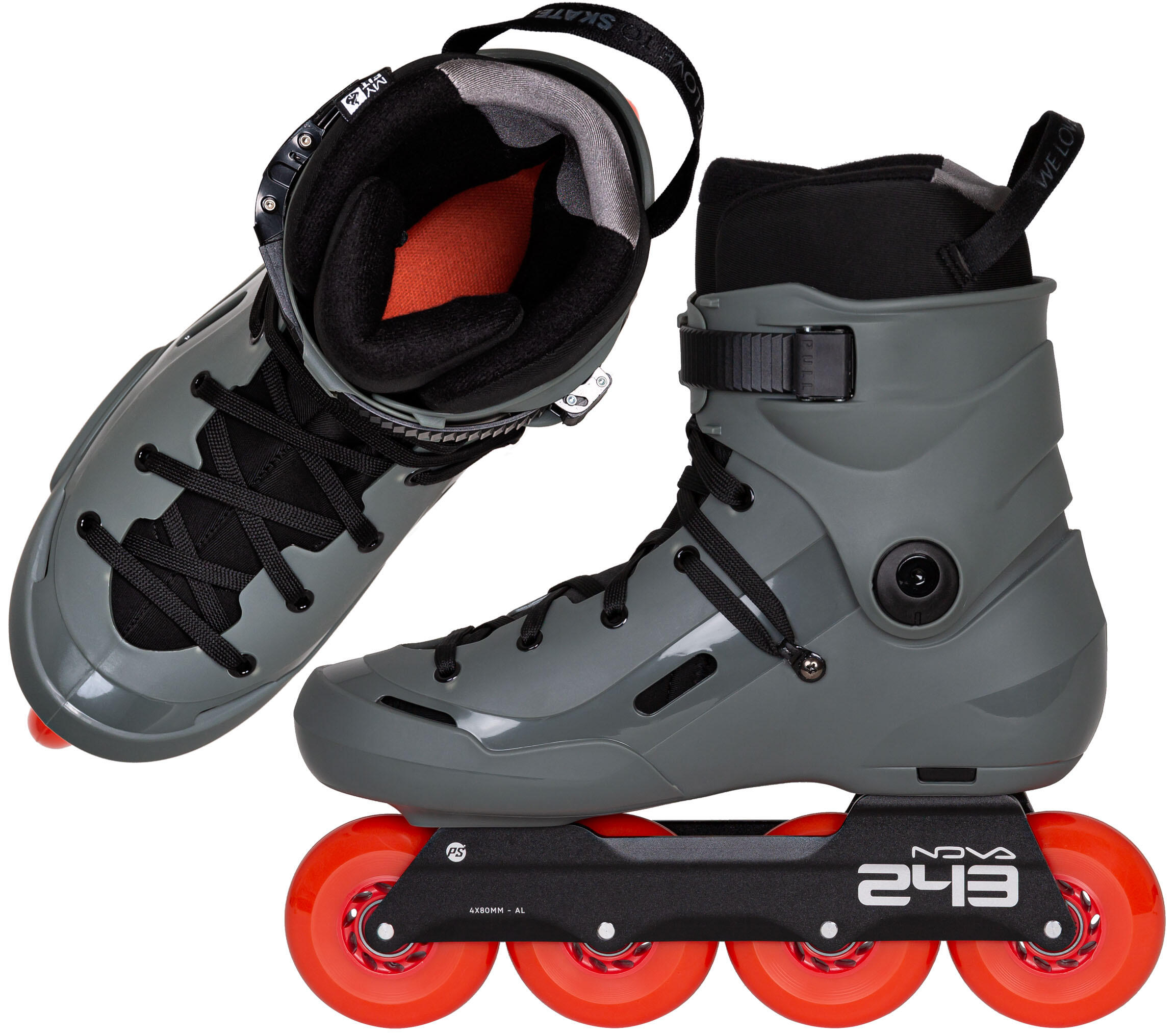Patins em linha Powerslide Storm Meteor 80 4/5