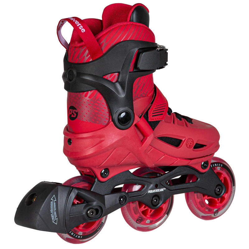 Powerslide Universe Red Adj. Inline brusle