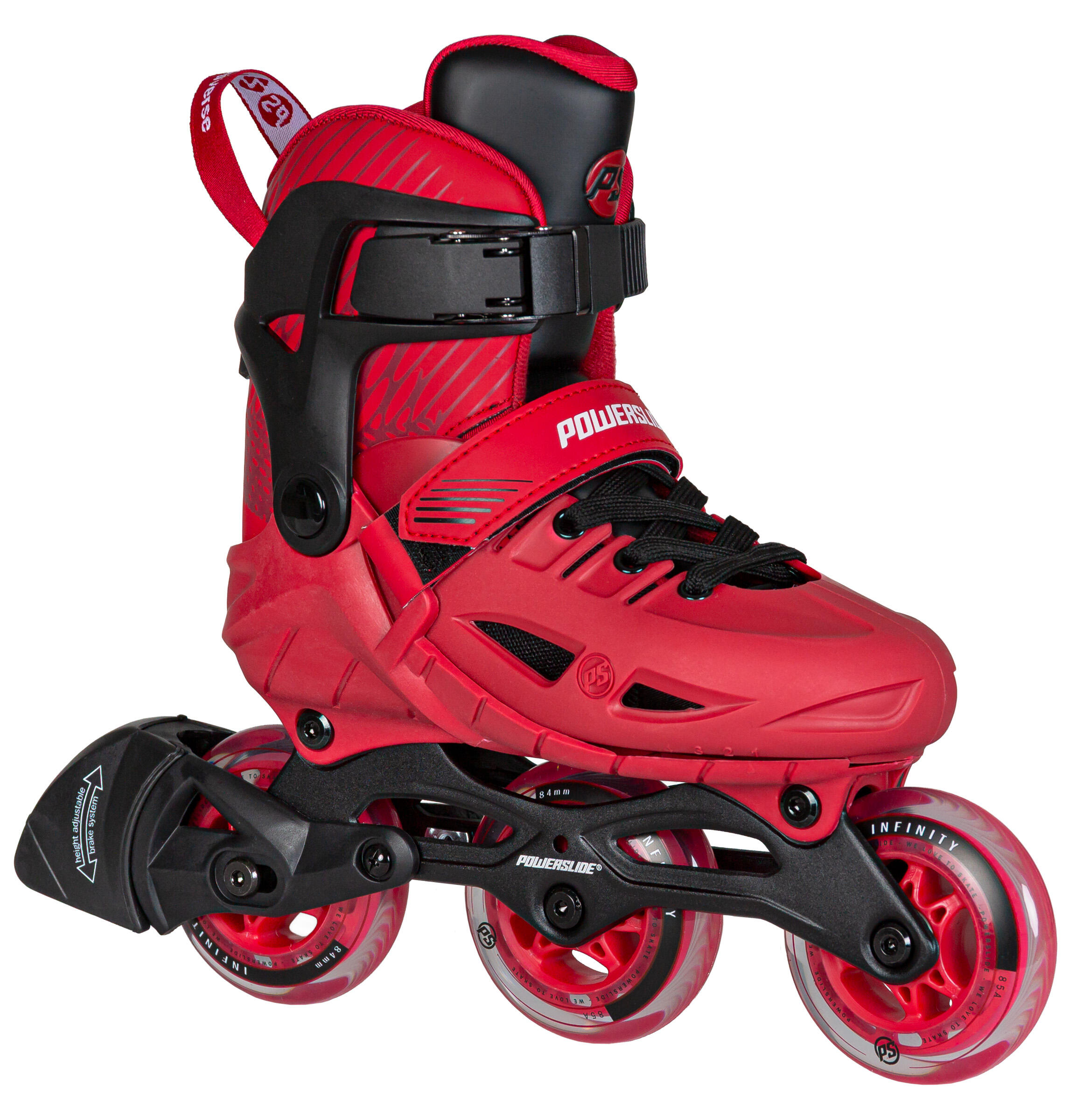 Powerslide Universe Red Adj. Inline Skates 2/6