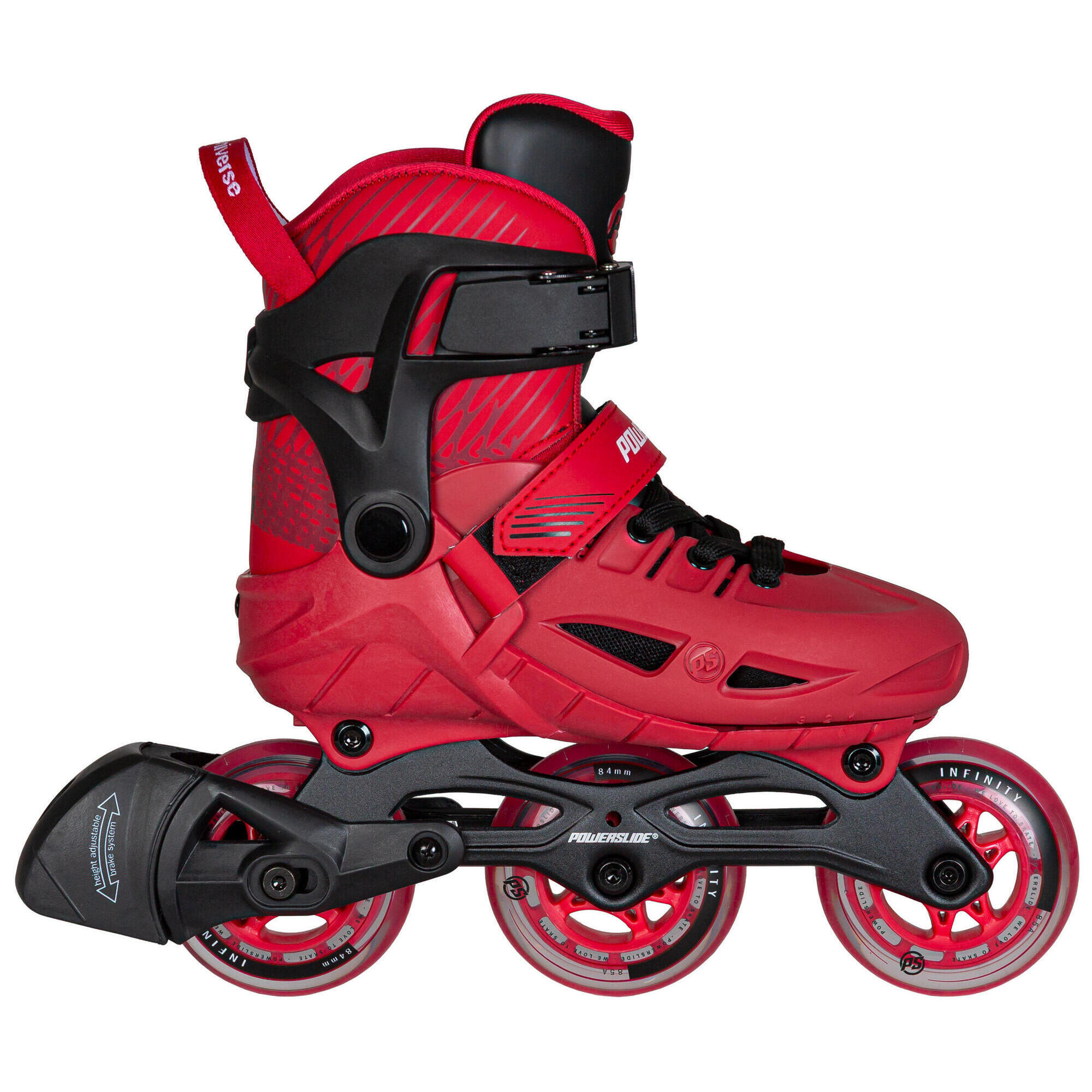 POWERSLIDE Powerslide Universe Red Adj. Inline brusle