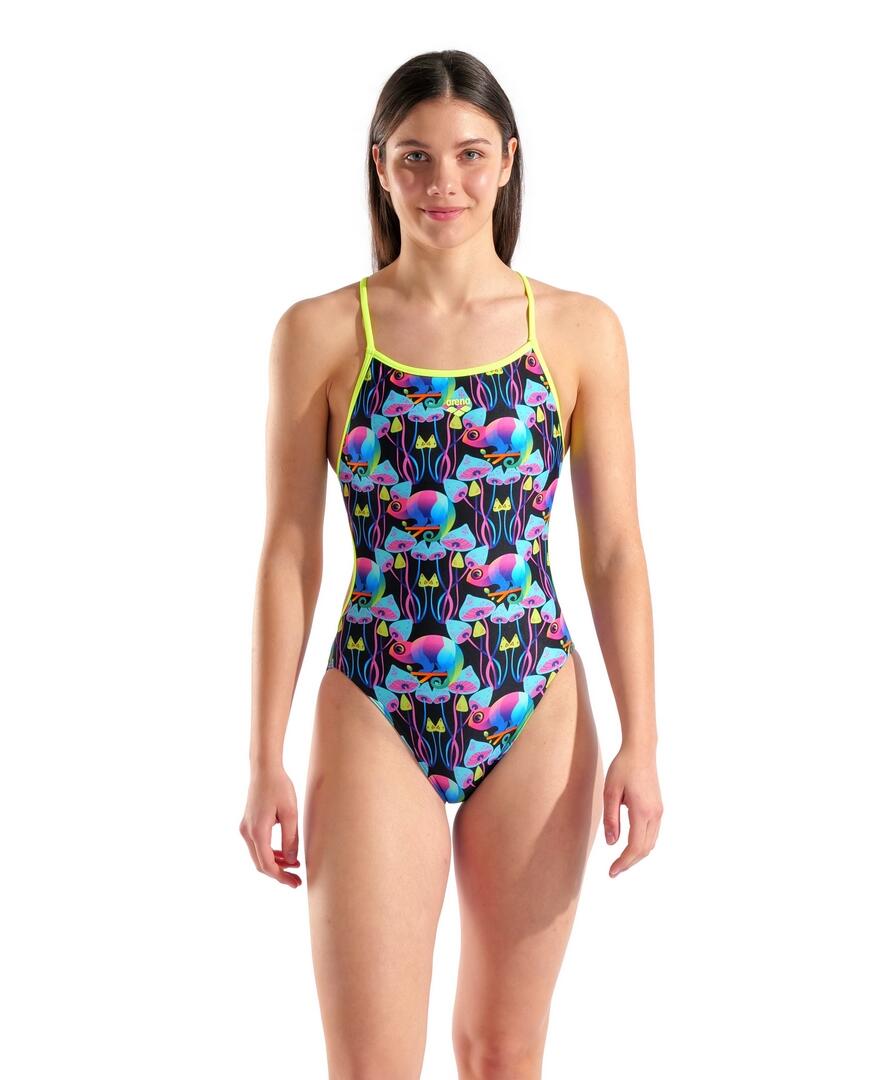 Strój Kąpielowy Damski Arena Multi Chameleons Swimsuit