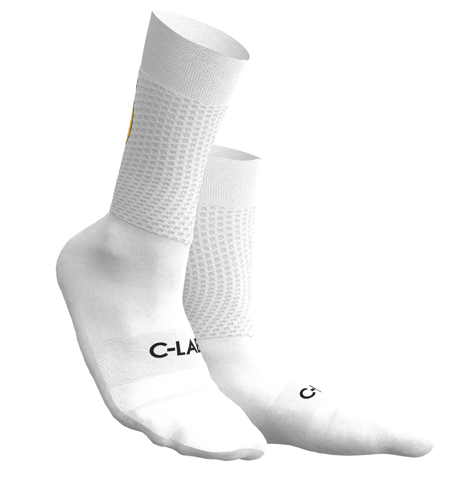 Calze da ciclismo traspiranti – Bianco / Working vs Cycling 2/4