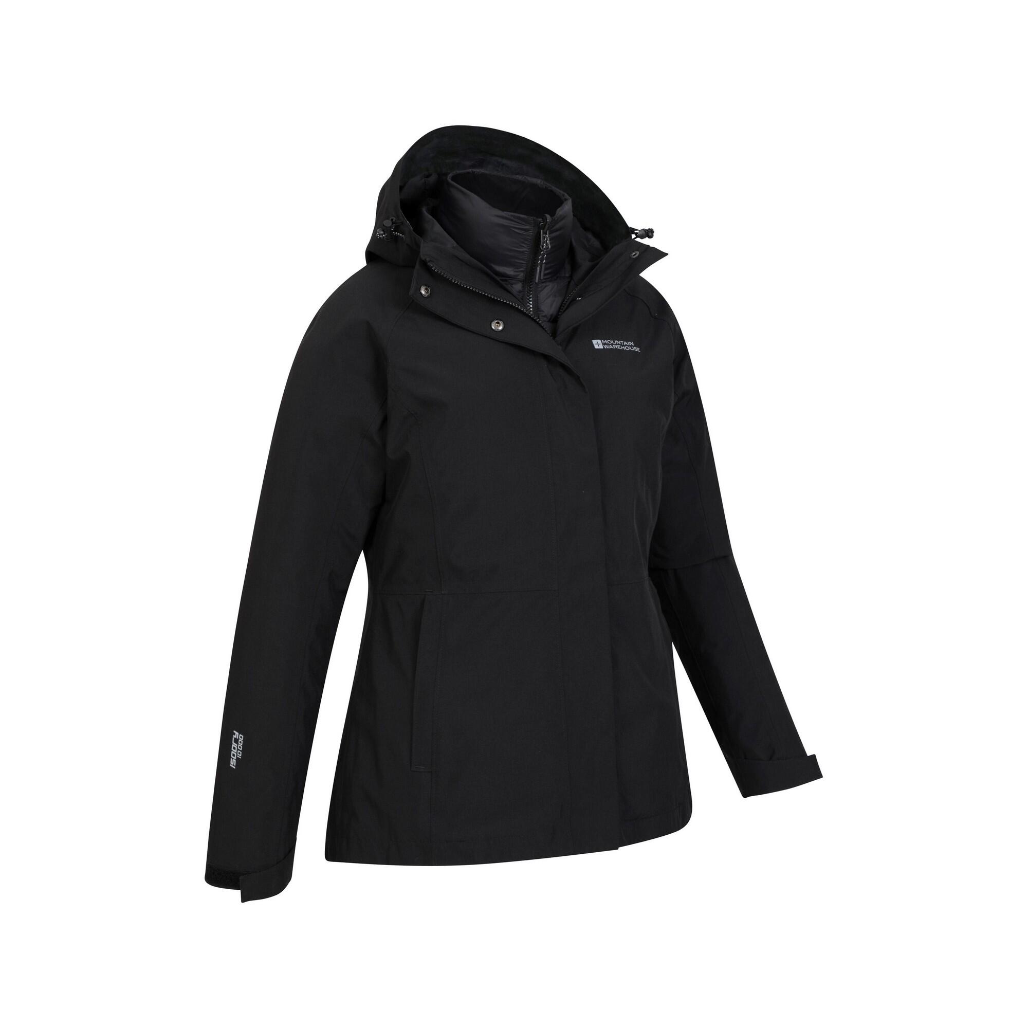 Giacca Imbottita 3 In 1 Donna Mountain Warehouse Alaskan Nero 3/4