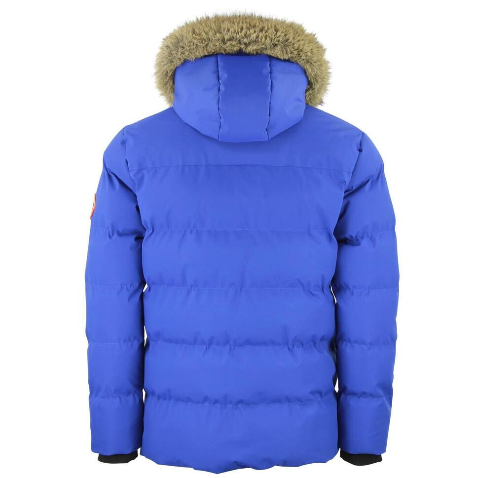 Kurtka puchowa damska z kapturem i futrem Peak Mountain