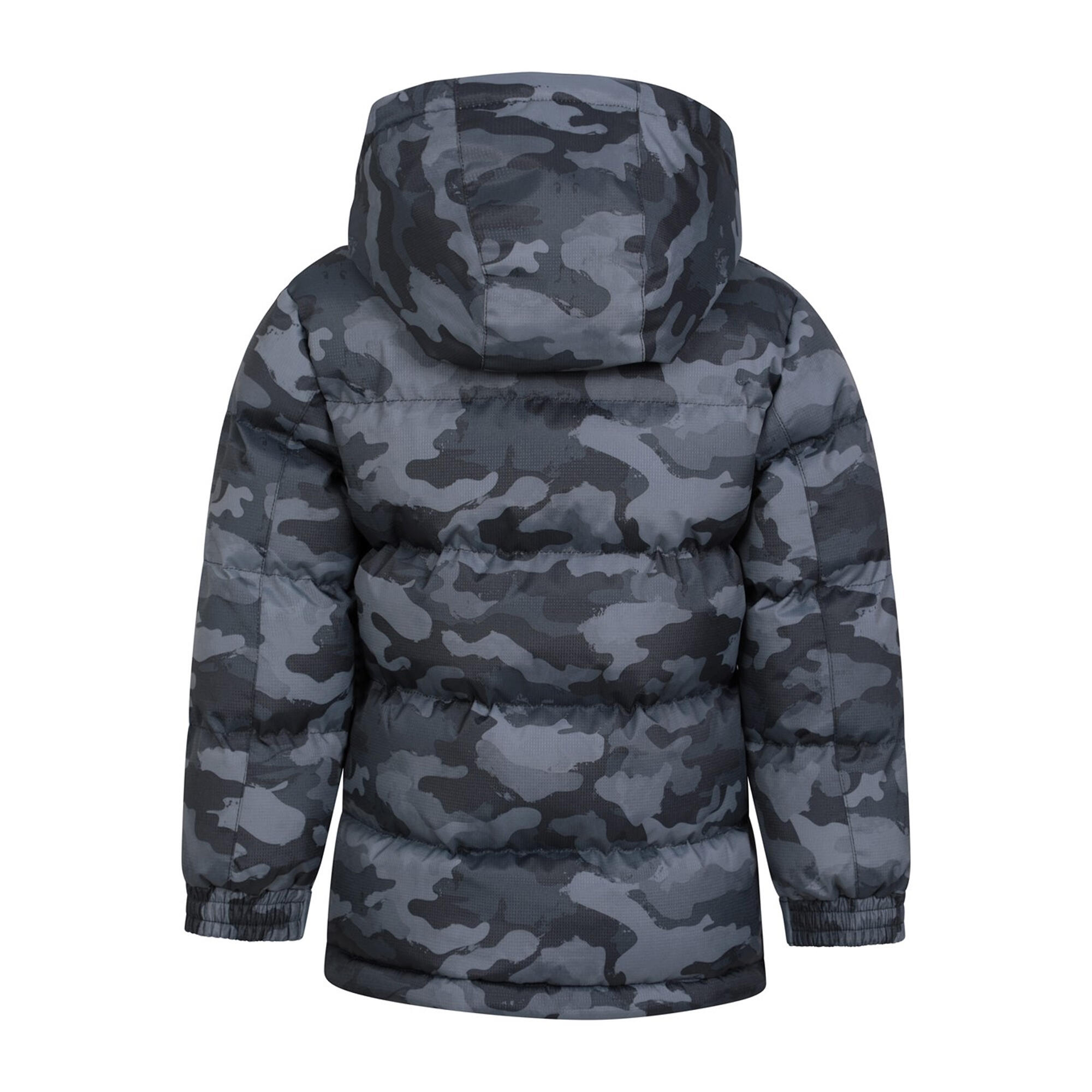 Childrens/Kids Snow II Printed Water Resistant Padded Jacket (Camo Green) 2/4