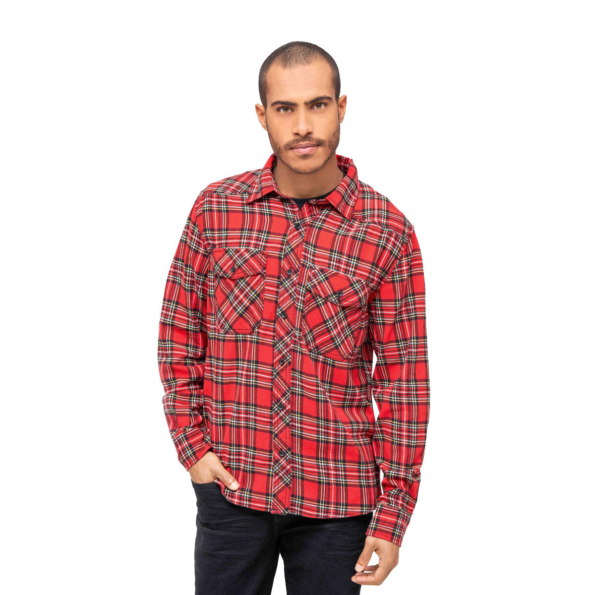 Chemise carreaux manches longues Brandit 3/5