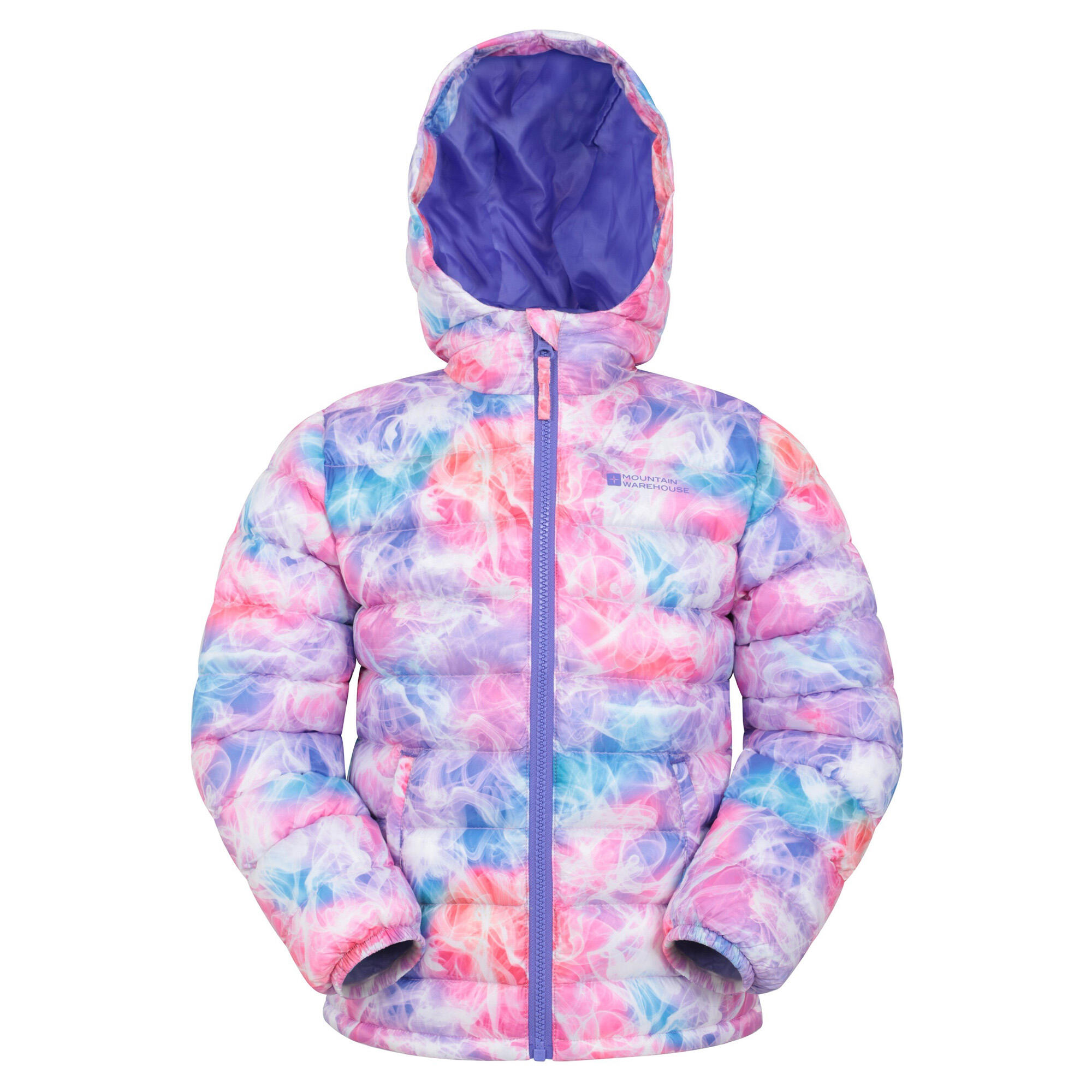 MOUNTAIN WAREHOUSE Childrens/Kids Seasons Watercolour Padded Jacket (Pink)