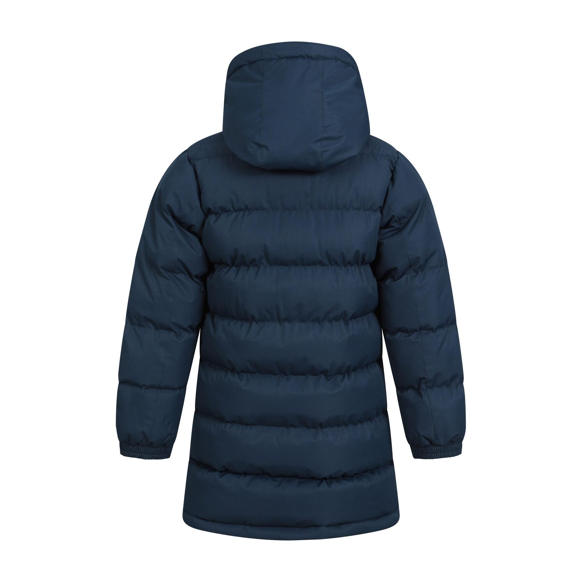 Steppjacke Wasserbeständig für Kinder Dunkelblau 2/4