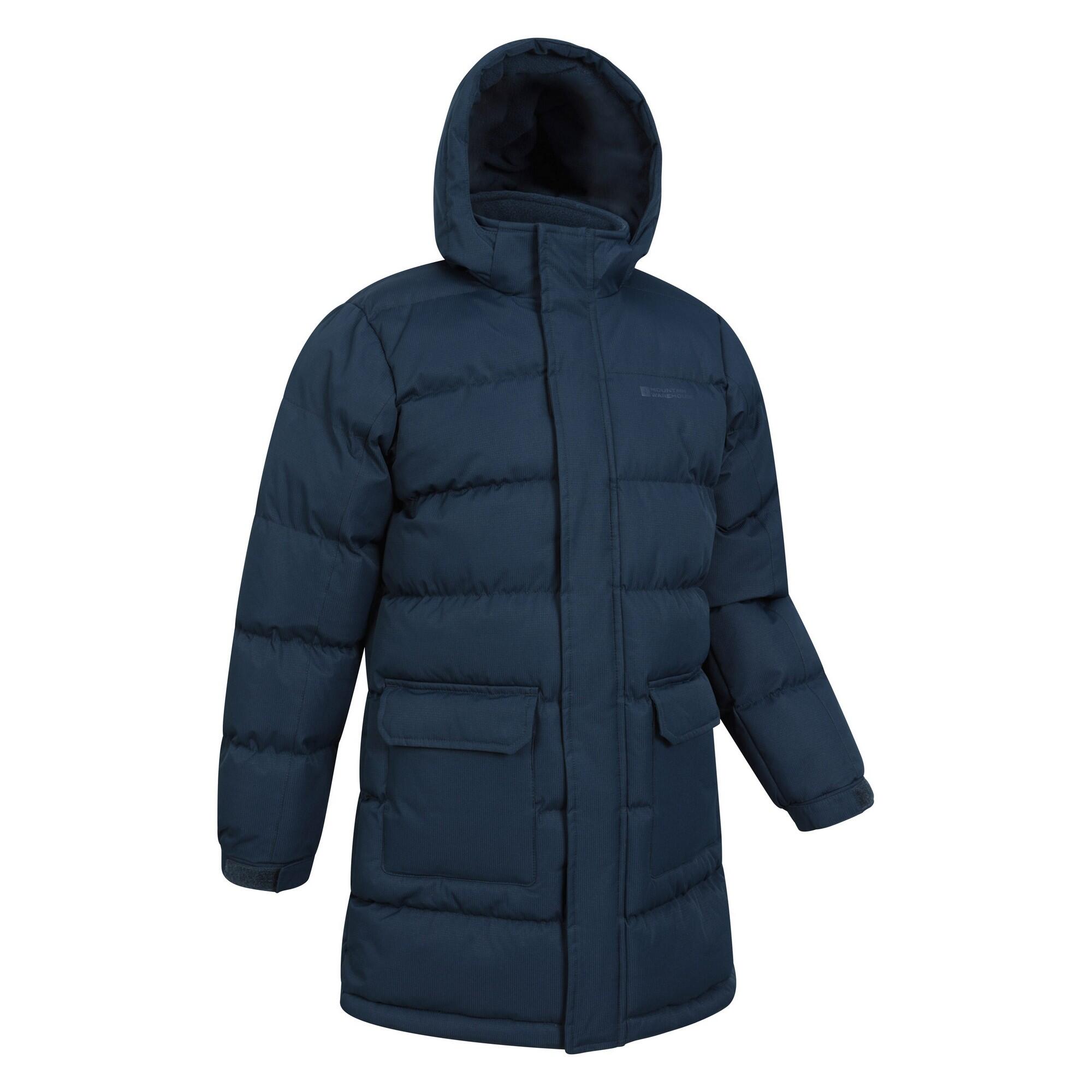 Steppjacke Wasserbeständig für Kinder Dunkelblau 4/4