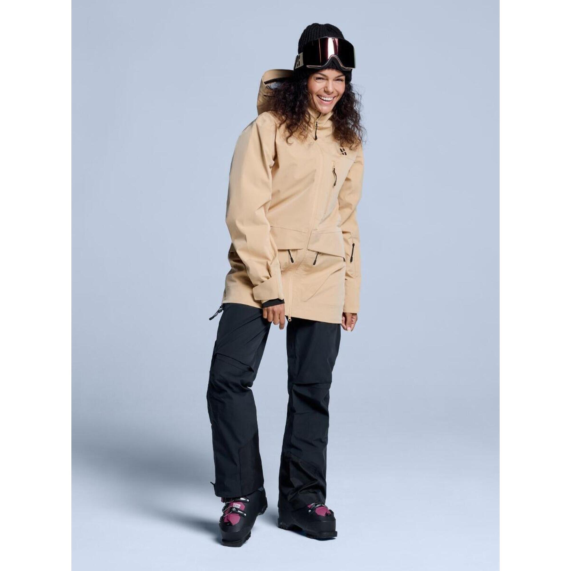 Poederbaas - Pantalon De Ski - Femme - Hardshell - Freeride 3l - Noir - Pantalon De Ski - Noir - Decathlon