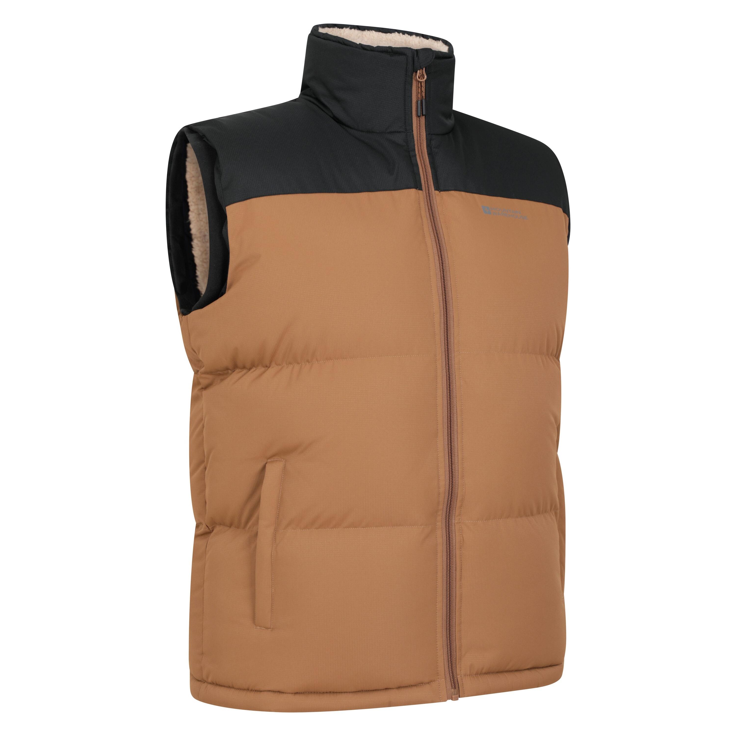 Veste Sans Manches ROCK Homme (Marron Clair) 4/4