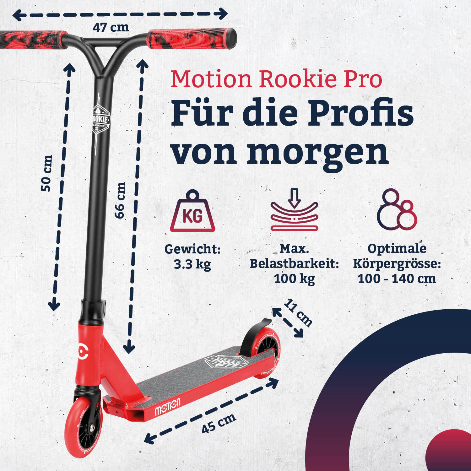 Motion | Rookie Pro | Noir-Rouge 3/7