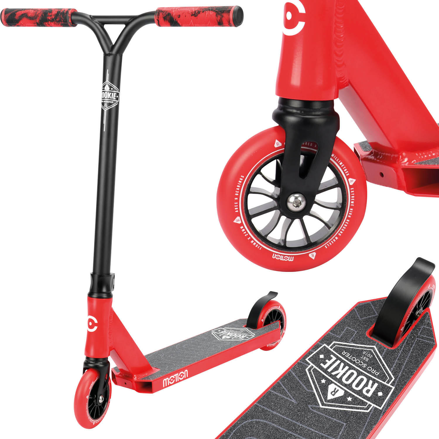 MOTION SCOOTER Freestyle Scooter Rookie Pro  -rot