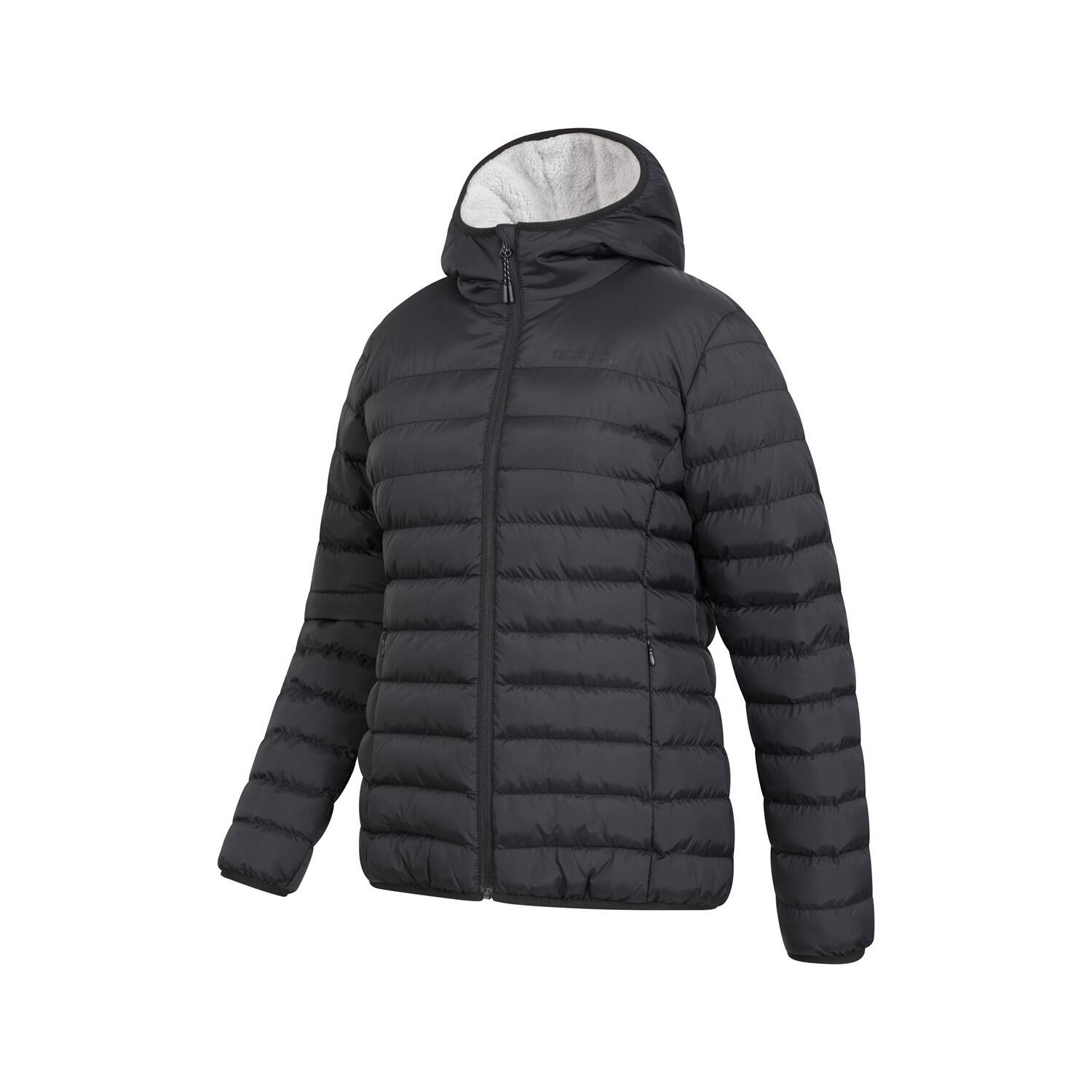 Steppjacke für Damen Schwarz 3/4