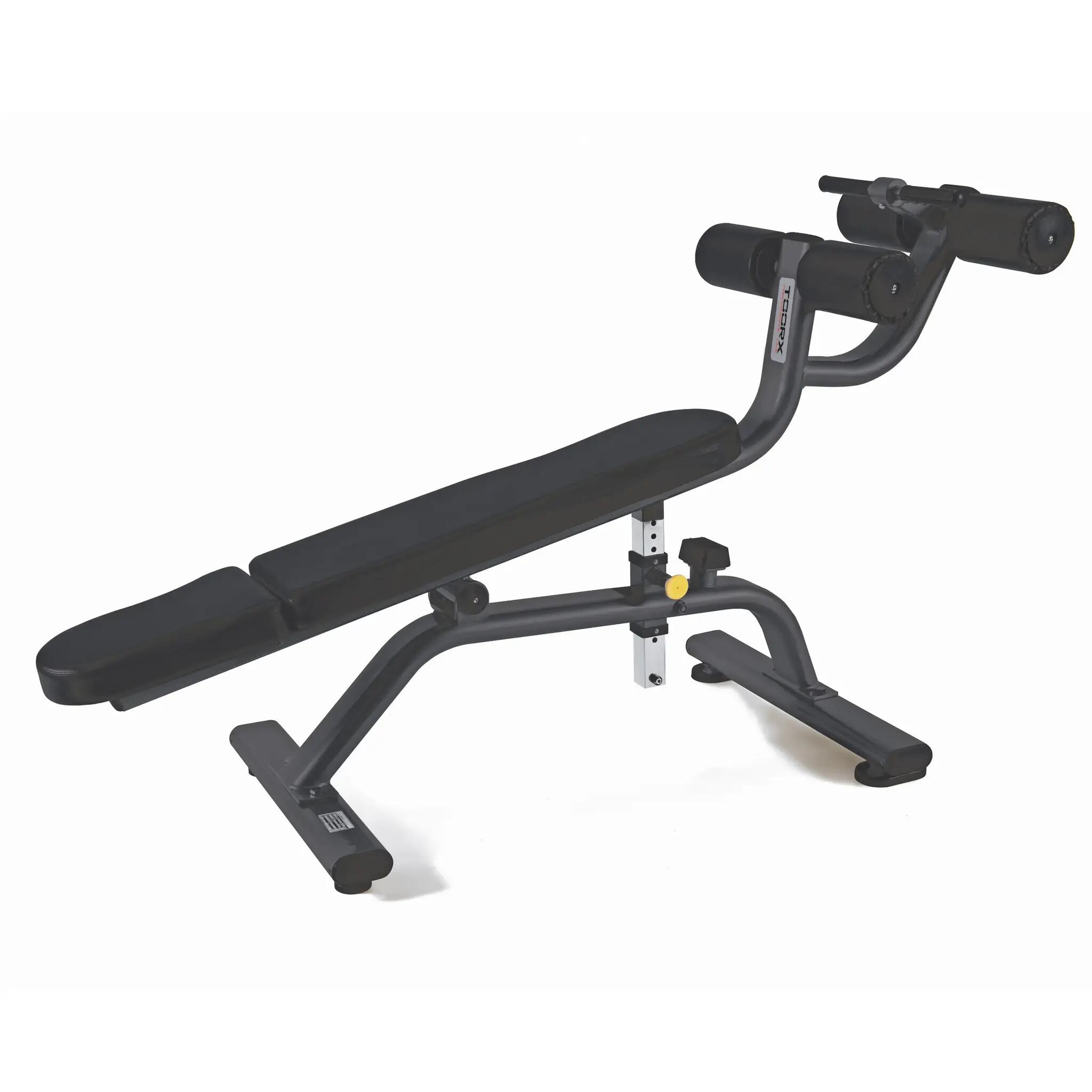 Toorx - Planche Abdominale Réglable Wbx 3200 - Banc Abdominaux - Noir - Decathlon