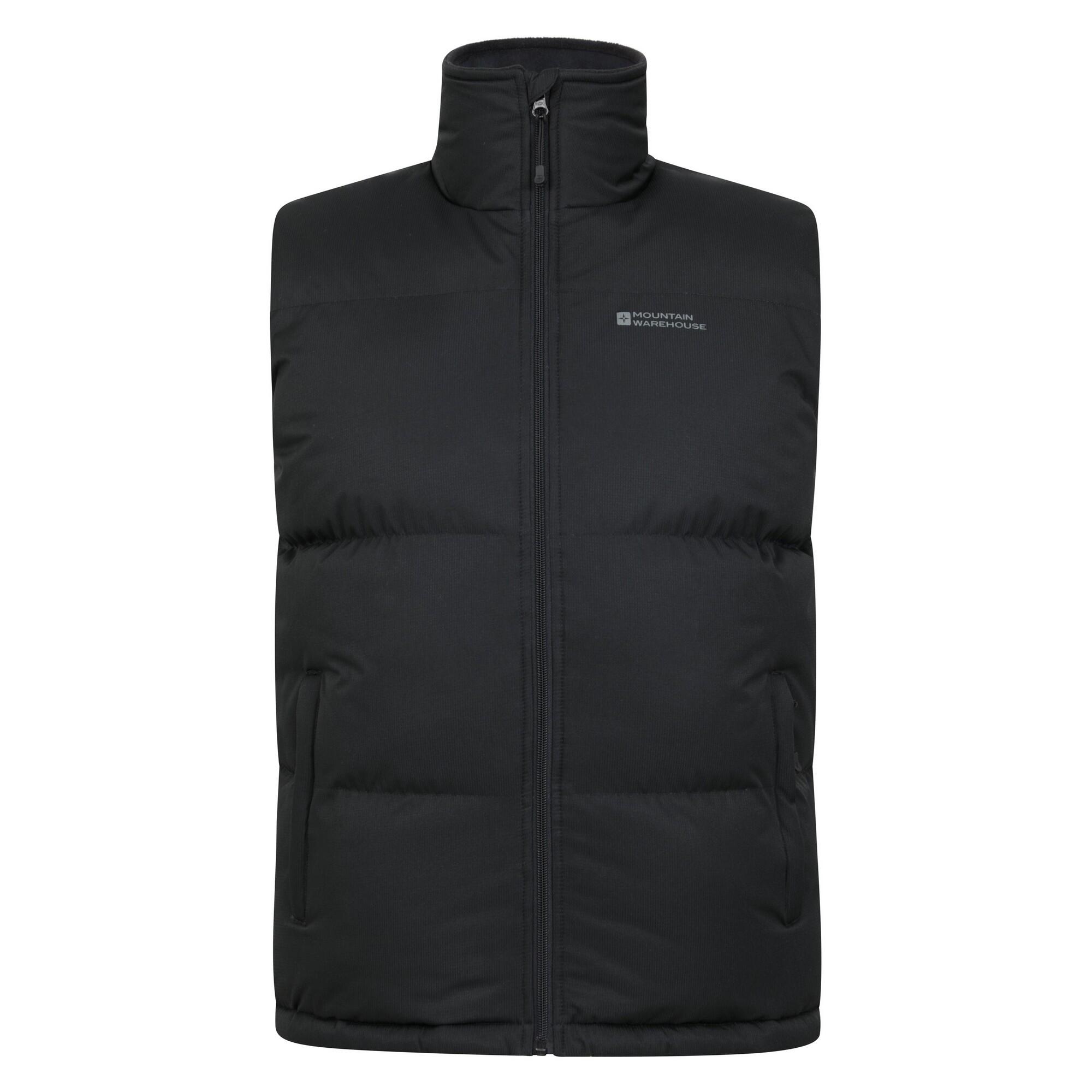 MOUNTAIN WAREHOUSE Mens Rock Padded Gilet (Black)
