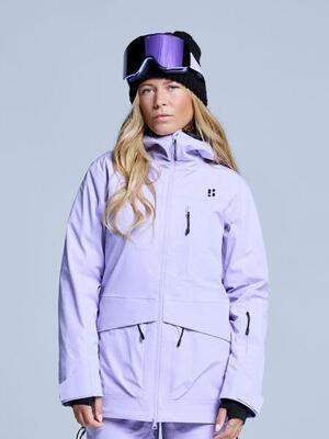 Ski-jas - dames - hardshell - freeride 3l - zwart