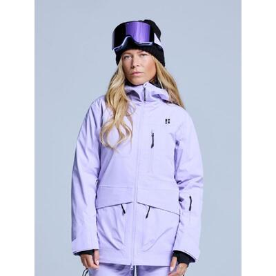 Kurtka narciarska - Damska - Hardshell - Freeride 3L - Liliowa