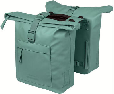 Bagagedrager - fietsboodschappentas “brooklyn mik 2.0”, zilvergroen