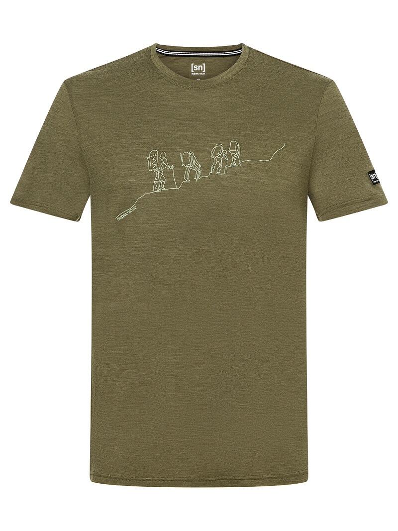 SUPER NATURAL Super. Men Hiking Olive Night Melange