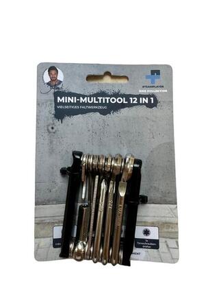Teamplayer Mini-Multitool 12in1, kompaktes Faltwerkzeug
