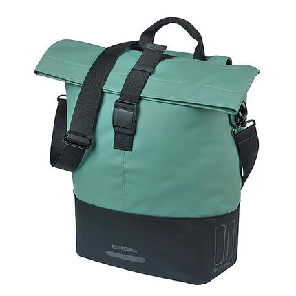 Gepäckträger- Fahrradshopper "Cove MIK Hooks", silbergrün/schwarz