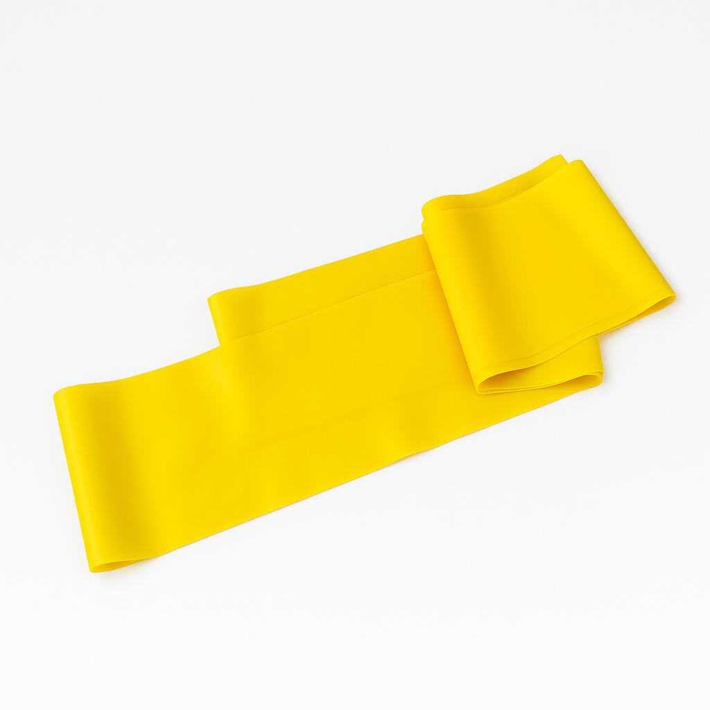 Bande Élastique Haute Performance - 250 x 15cm - Résistance Light 3KG - JAUNE - 1/3