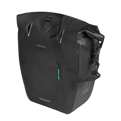 Fahrrad-Einzelpacktasche Rivo M MIK Hooks, schwarz