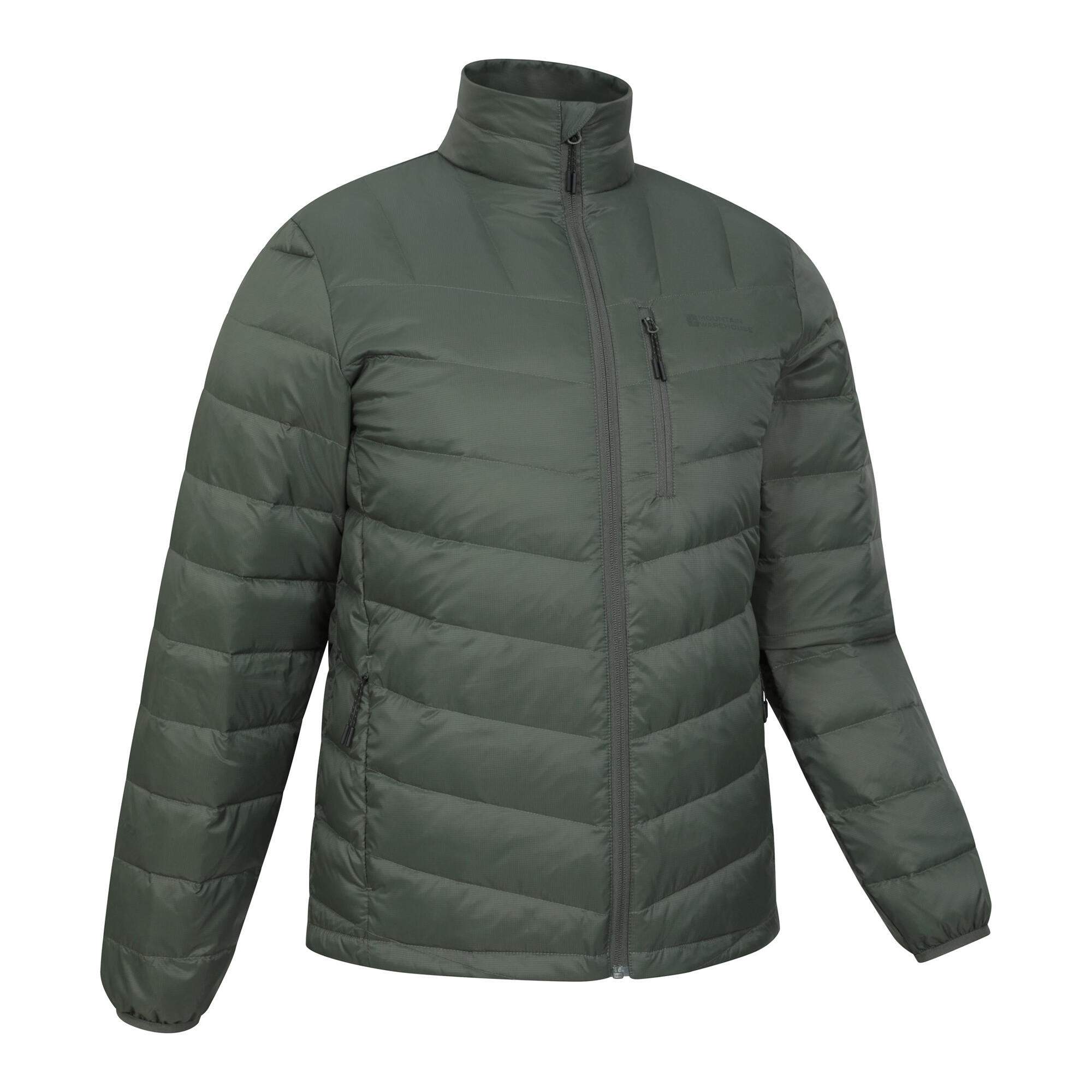 "Trail Extreme" Daunenjacke für Herren Dunkel-Khaki 3/4
